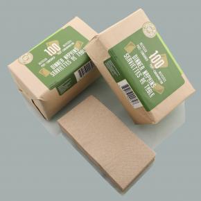 Biodegradable Brown Paper Napkins