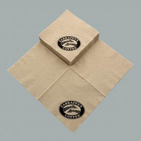 Bamboo Pulp Brown Paper Napkins