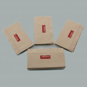 Natural Color Dinner Napkins With Logo Printing