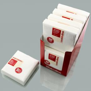 Biodegradable And Compostable White Table Paper Napkin Bulk